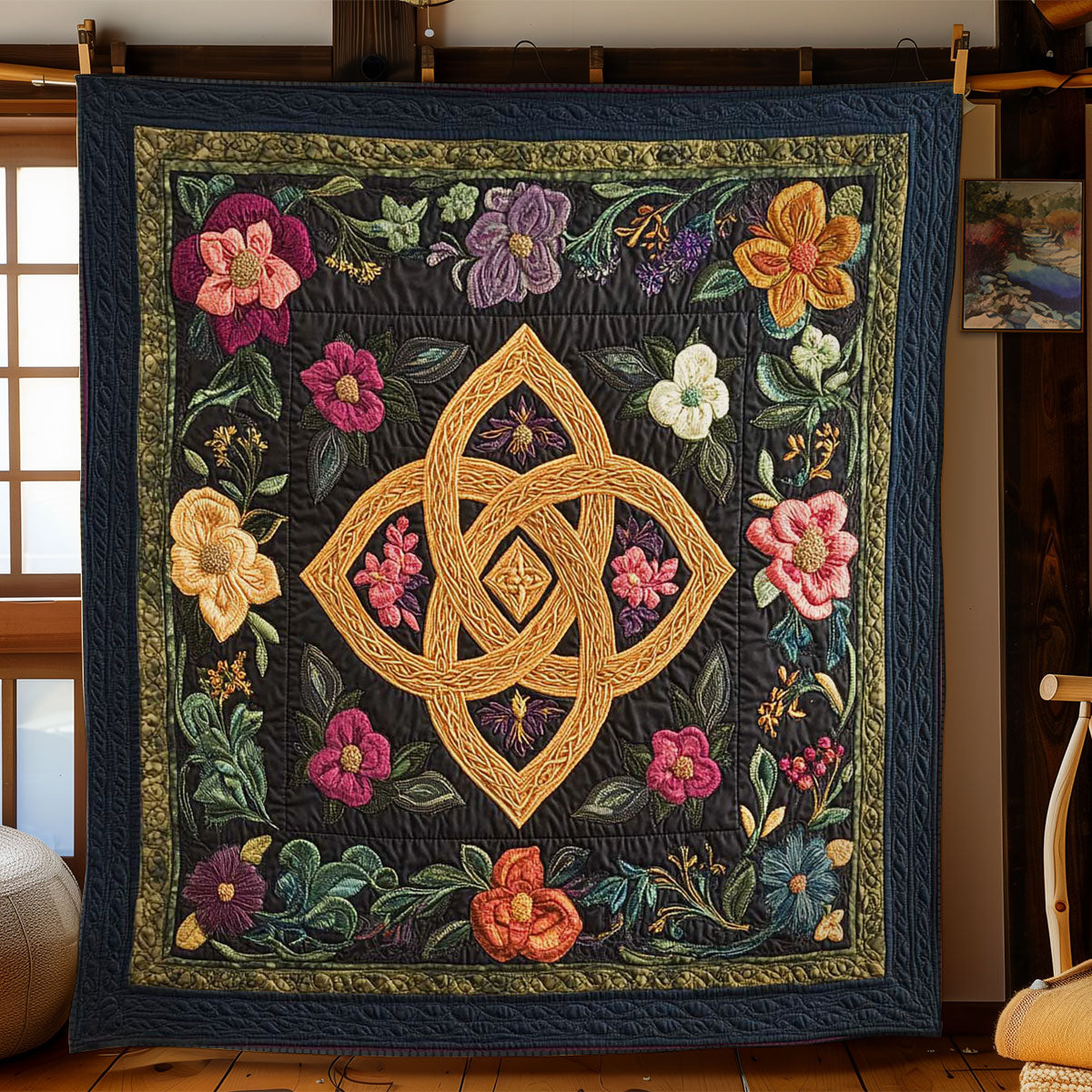 Celtic Petal Ring WN1904033CL Quilt