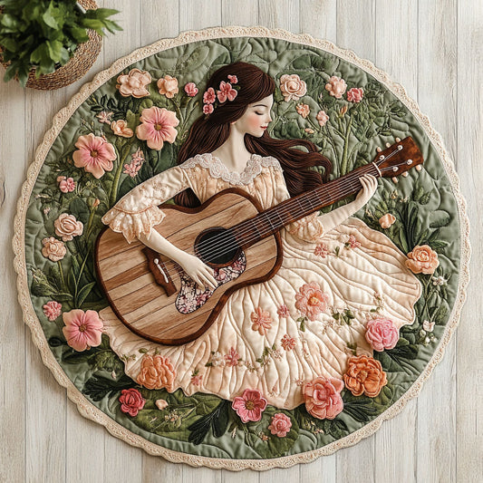 Garden Melody CW2805536CL Quilted Round Mat