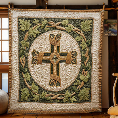 Celtic Cross Of Vines WN1904026CL Quilt