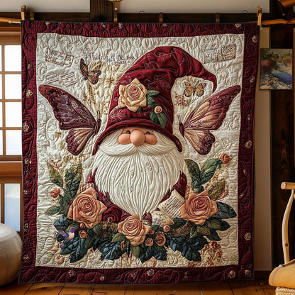 Miraculous Gnome In Garden WY2712042CL Quilt