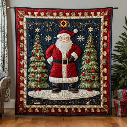 Joyful Santa Christmas Night WP1312013CL Quilt
