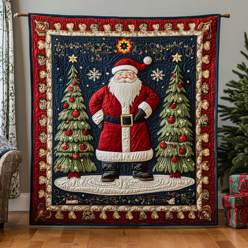 Joyful Santa Christmas Night WP1312013CL Quilt