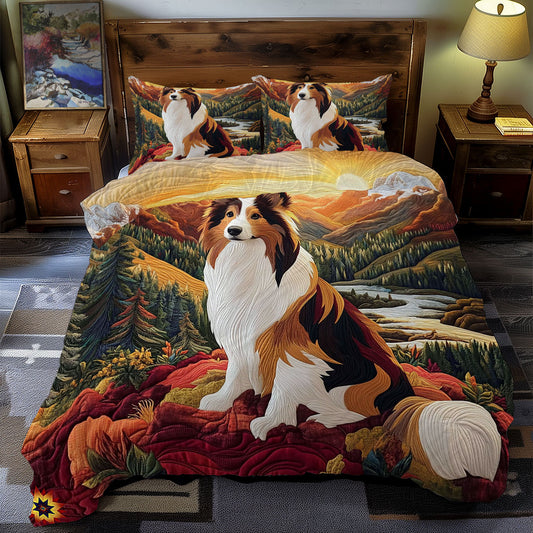 Border Collie WY0312086CL Duvet Cover Set