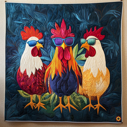 Adventurous Chicken WJ0811002CL Quilt