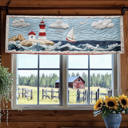 Lighthouse Glow WN0307080CL Quilted Valance