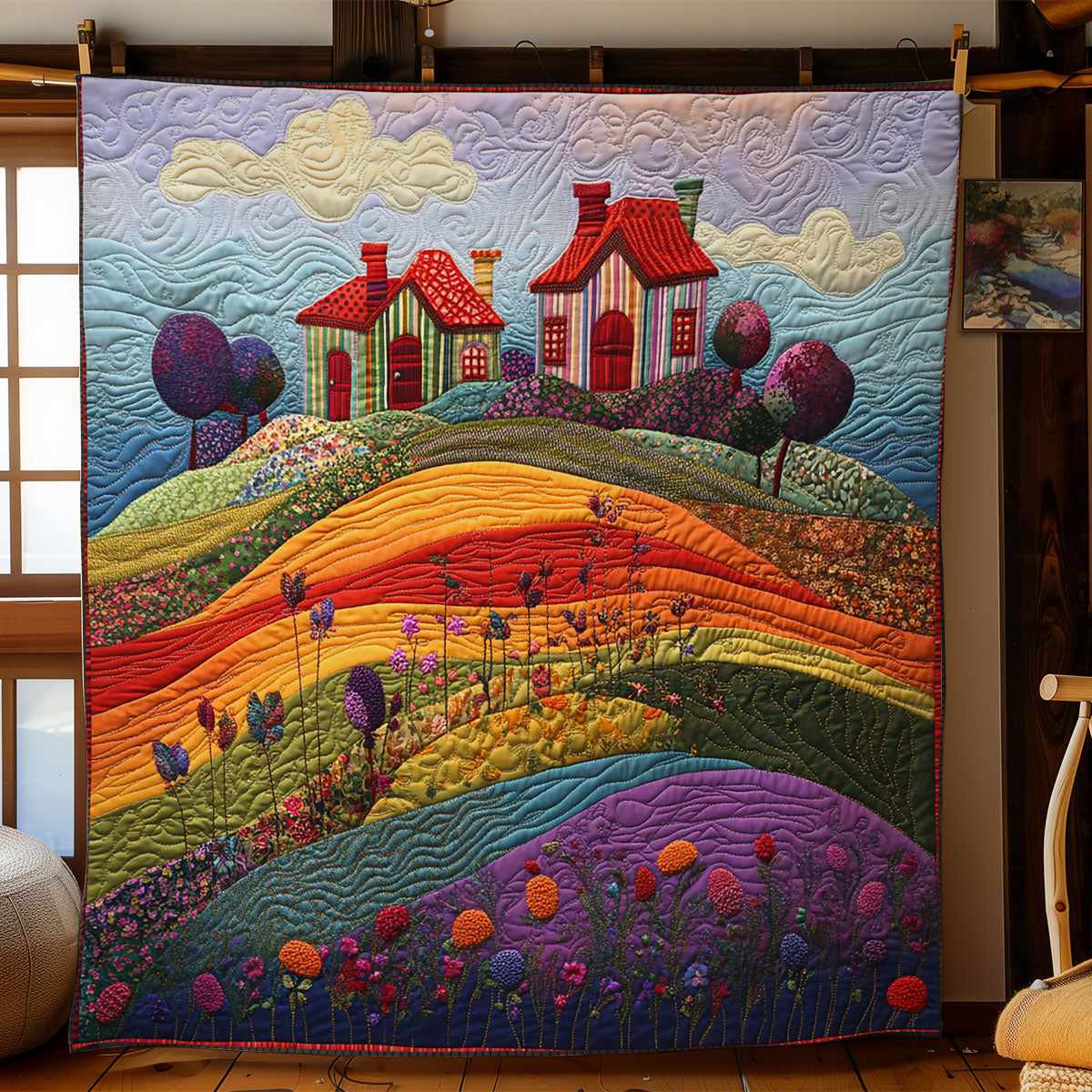 Flower Song Valley WN1507019CL Quilt