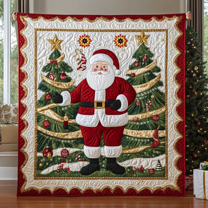 Happy Santa Christmas WP1312012CL Quilt