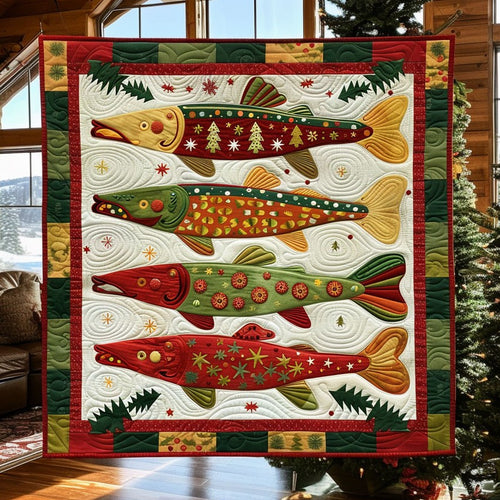 Merry Fish CW0411015CL Quilt