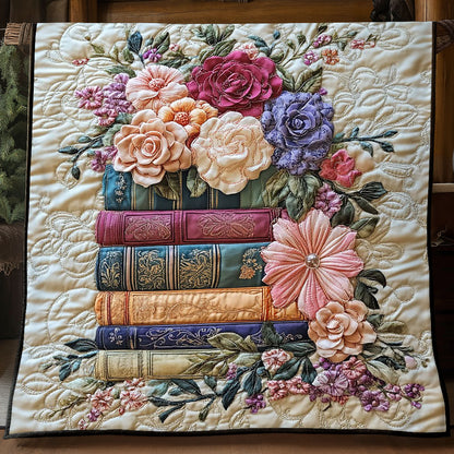 Floral Library WP0705011CL Quilt