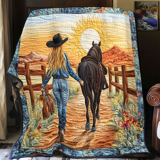 Cowgirl Western WX0406014CL Quilt