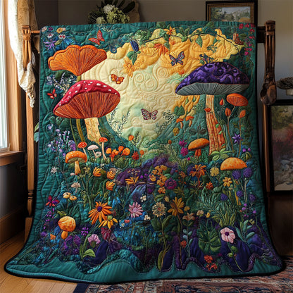 Mystic Mushroom Forest WY2103030CL Quilt