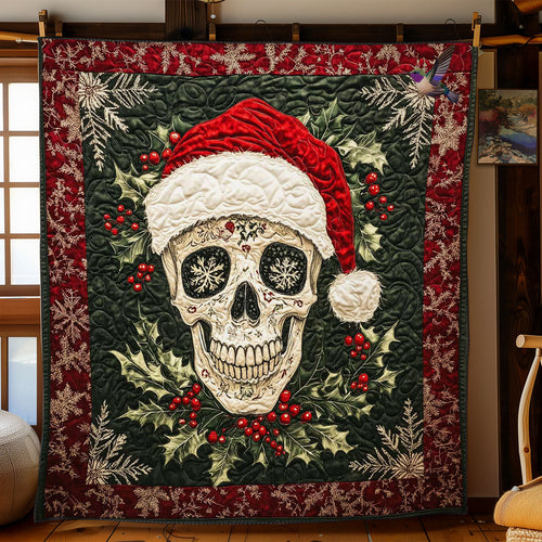 Holly Jolly Skull WN1311014CL Quilt