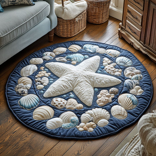 Seaside Charm CP0909061CL Quilted Round Mat