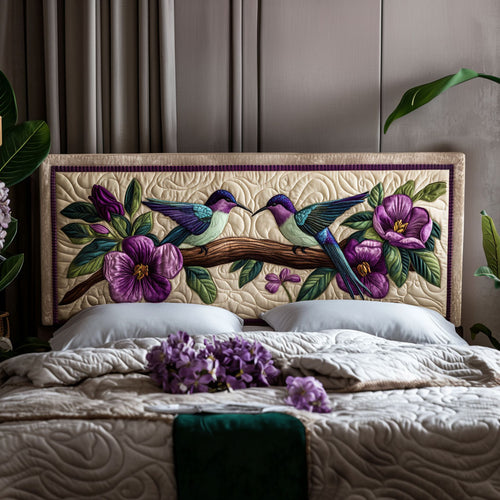 Hummingbird Harmony KL2212006CL Quilted Headboard Slipcover