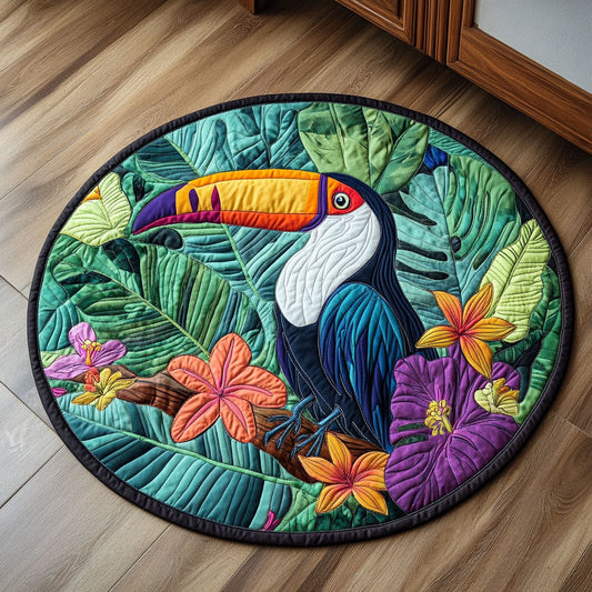 Charming Toucan CP2805026CL Quilted Round Mat