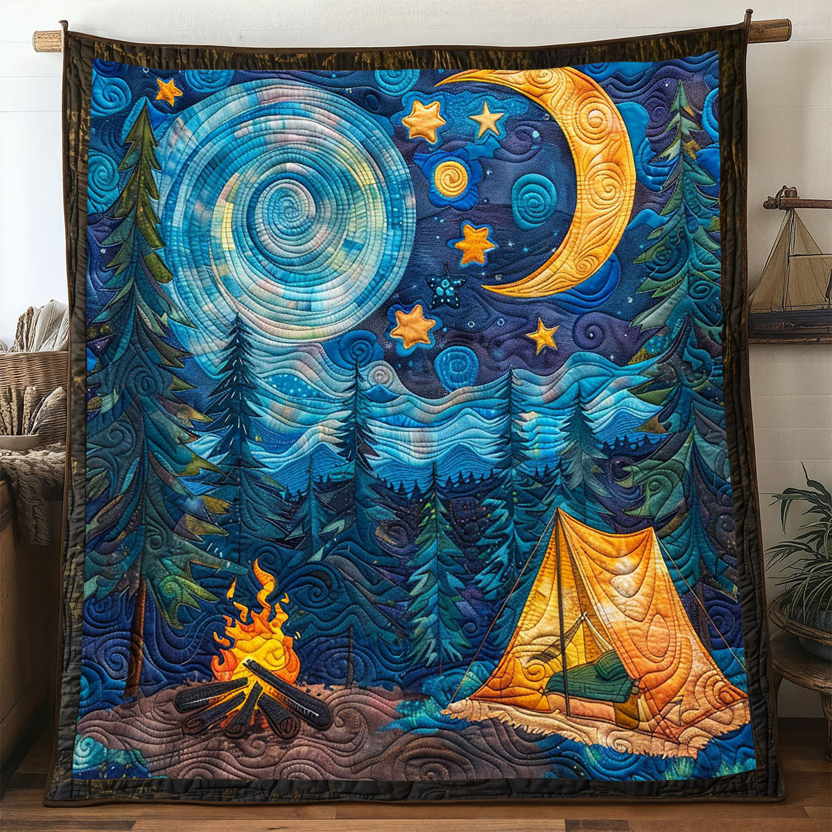 Camping Star Night WP1905007CL Quilt