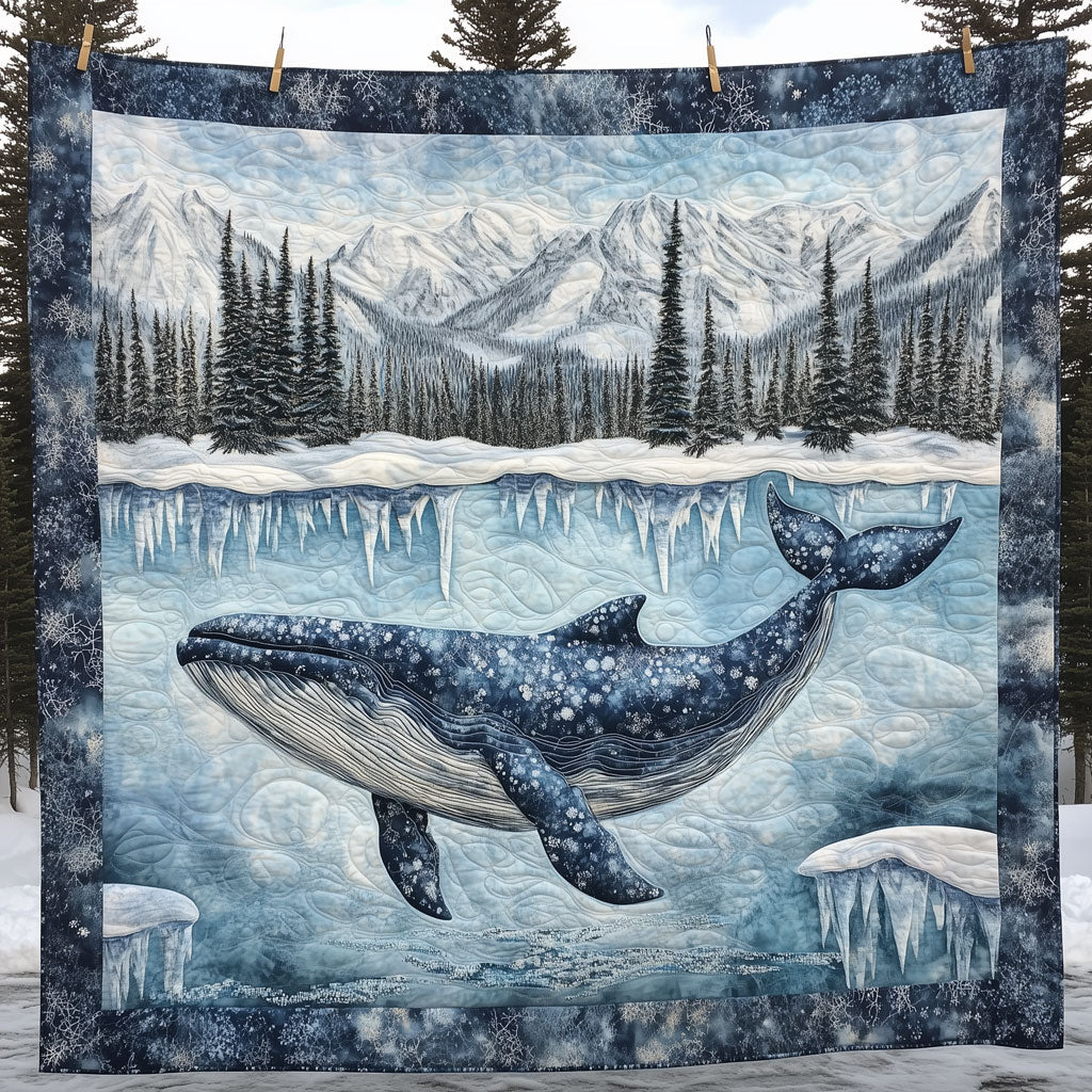 Frozen Lake Whale LT1809033CL Quilt