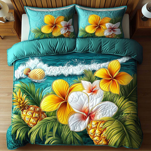 Plumeria Paradise Coast WY2406007CL Duvet Cover Set