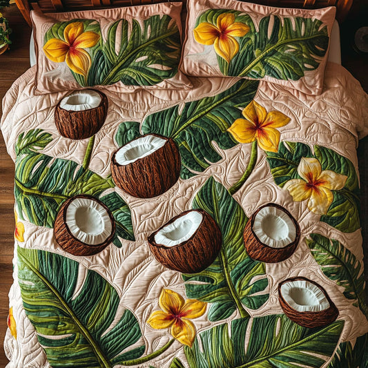 Tropical Coconut Dreams WY2406013CL Duvet Cover Set