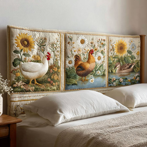 Country Garden CW3012004CL Quilted Headboard Slipcover