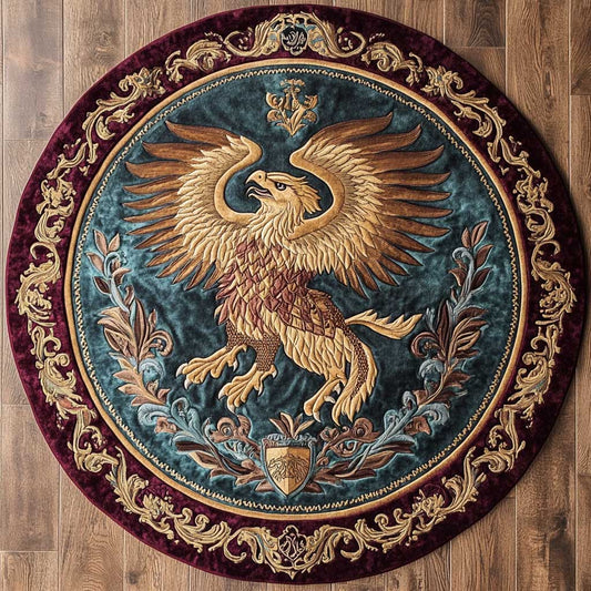 Royal Griffin WN2404022CL Quilted Round Mat