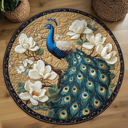 Garden Peacock WN2203039CL Quilted Round Mat