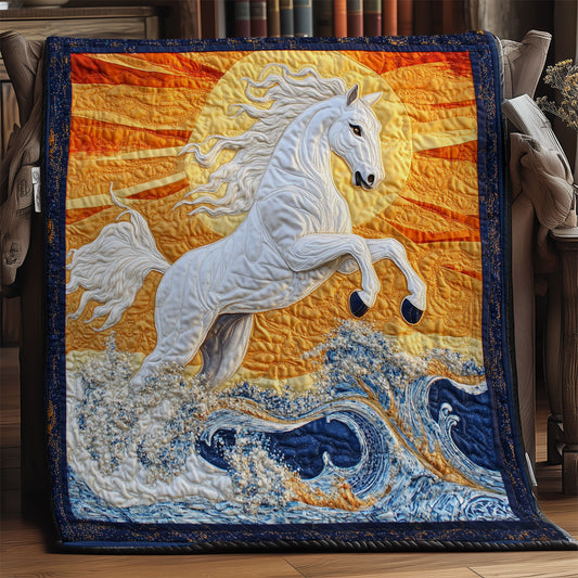 Majestic Ocean Horse WY0307072CL Quilt