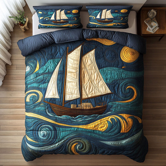Swirling Wave CP2409064CL Duvet Cover Set