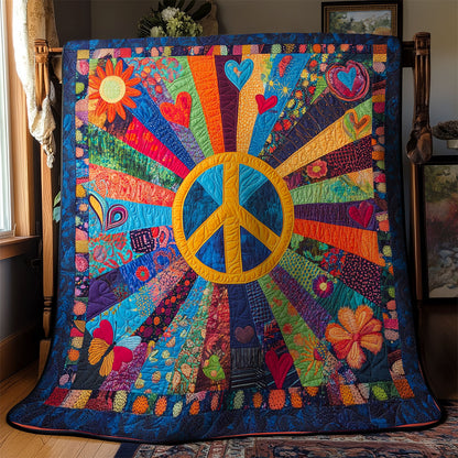 Peace In Rainbow WY2102015CL Quilt