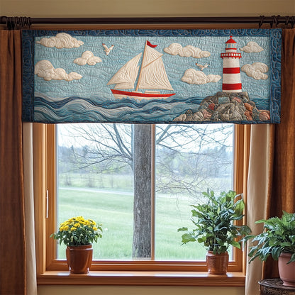 Lighthouse Spirit WN0307094CL Quilted Valance
