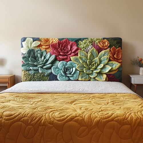 Stone Lotus QA0201018CL Quilted Headboard Slipcover