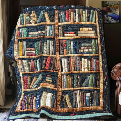 Vintage Bookshelf WX2012057CL Quilt