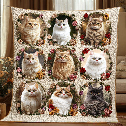 Petal Cat WN1109024CL Quilt