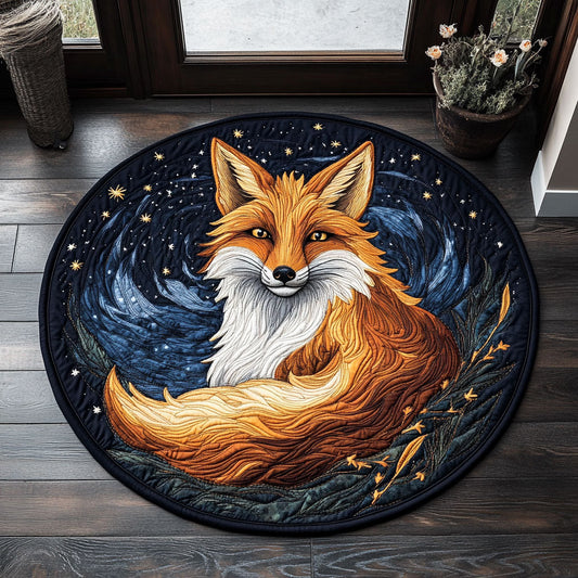 Fox Night Star WX2005023CL Quilted Round Mat