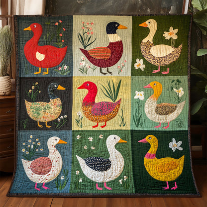 Colorful Duck WJ1005002CL Quilt