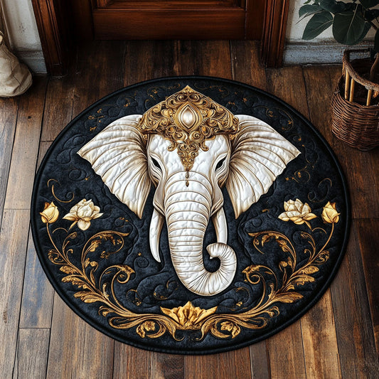 Royal Elephant WX2605051CL Quilted Round Mat