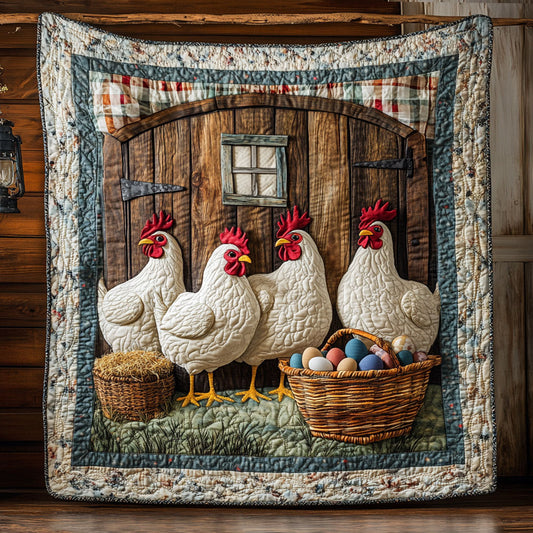 Farmhouse Friends WY2708012CL Quilt