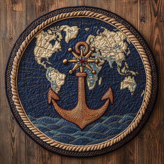 Anchor Horizon WN0705004CL Quilted Round Mat