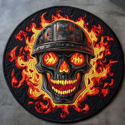 Skull Welder WX2105036CL Quilted Round Mat