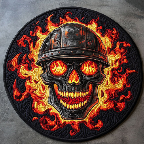 Skull Welder WX2105036CL Quilted Round Mat