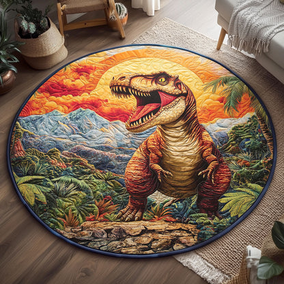 T-Rex Dinosaur WJ0104030CL Quilted Round Mat