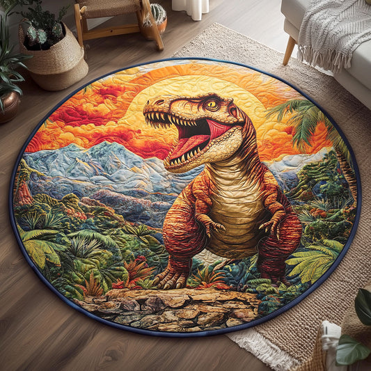 T-Rex Dinosaur WJ0104030CL Quilted Round Mat