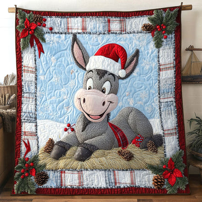 Donkey Christmas Heart WN1111019CL Quilt