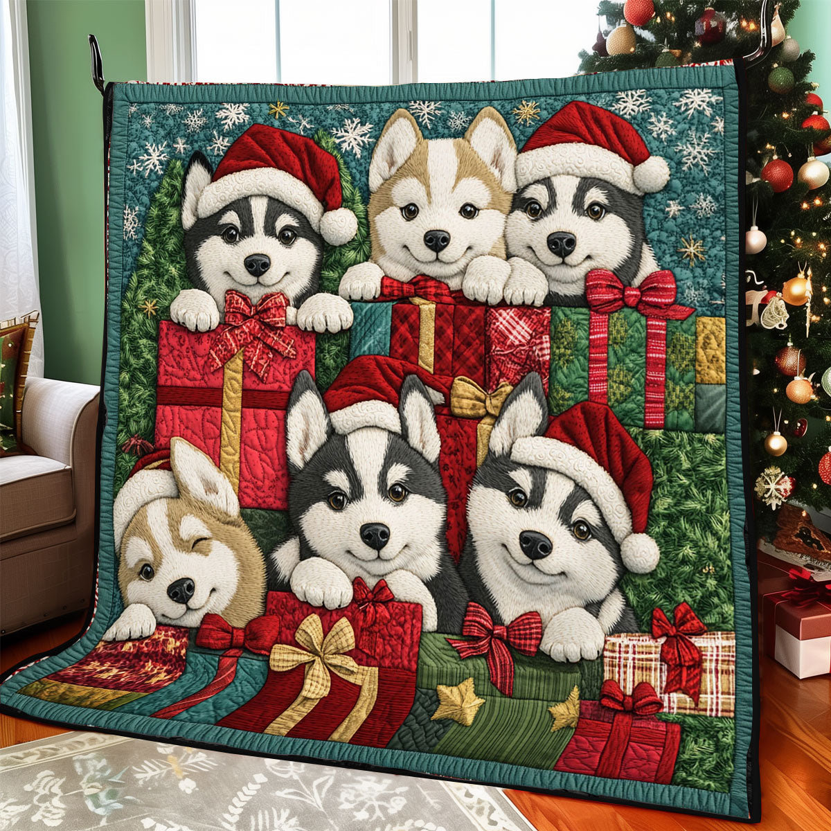 Husky Cheer CP1411080CL Quilt