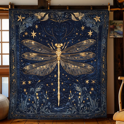 Dragonfly In Night WY1902081CL Quilt