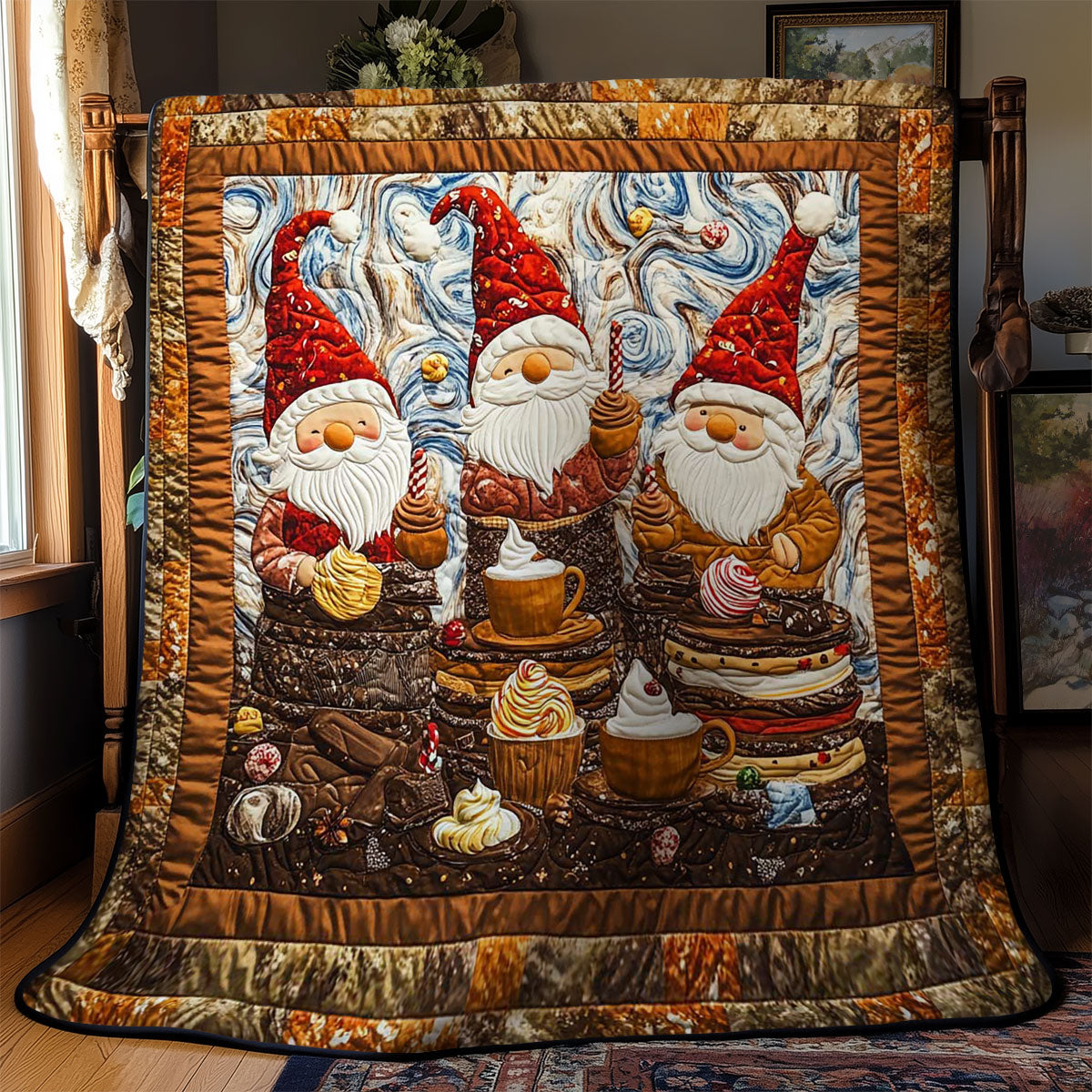 Sweet Gnome Treats WN1001033CL Quilt