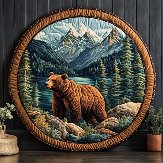 Guardian of the Wood CM1905013CL Quilted Round Mat