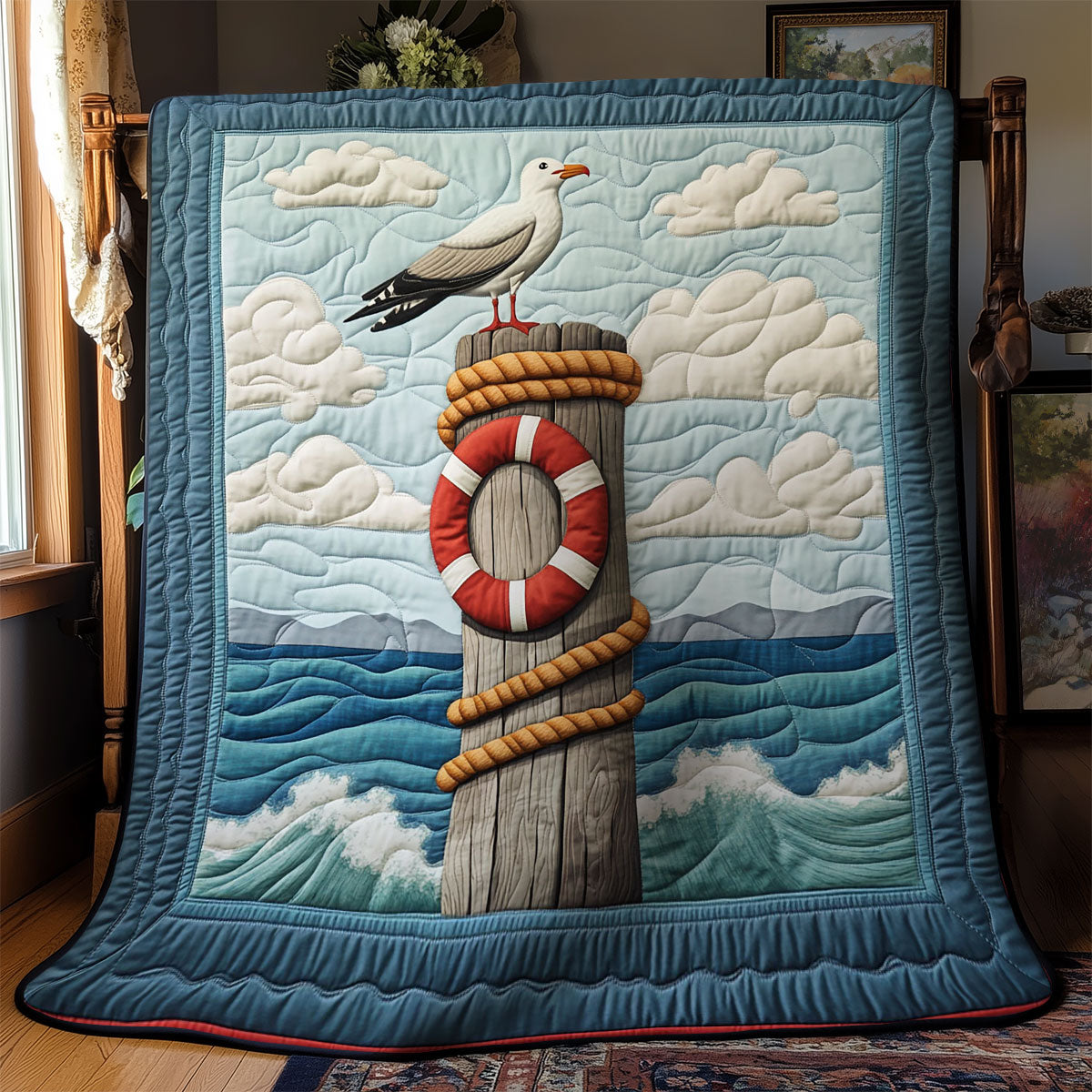Seagull Post WY2403009CL Quilt