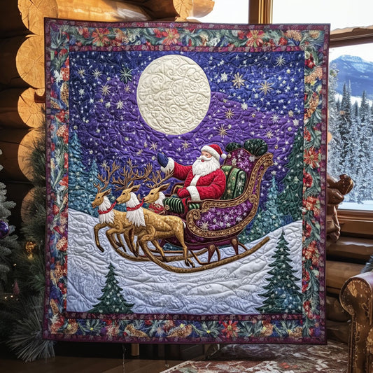 Santa Silver Moon WN0210059CL Quilt