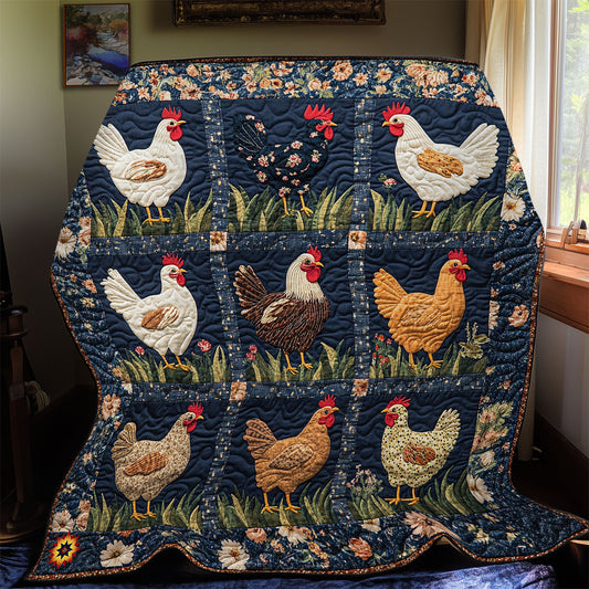 Rustic Chicken  WX2612050CL Quilt